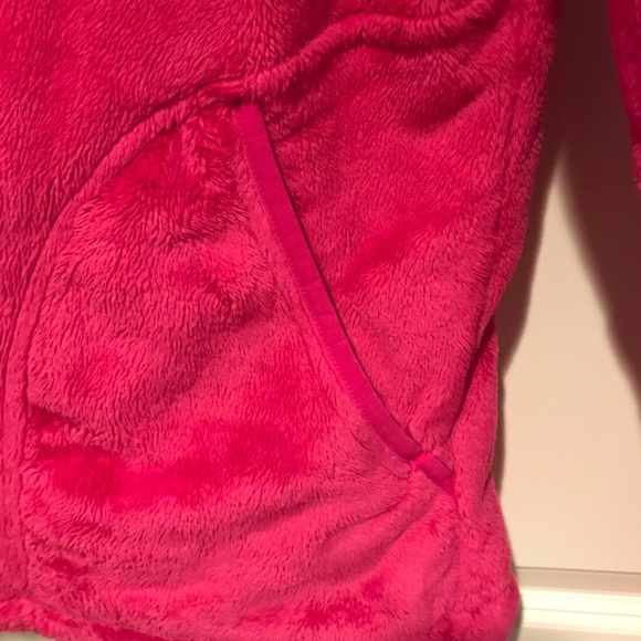 North Face Hot Pink Hooded Fleece Jacket - Picture 4 of 13